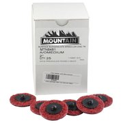 Mountain Disc Surface Prep, 2In, Medium, 25/Box 8481